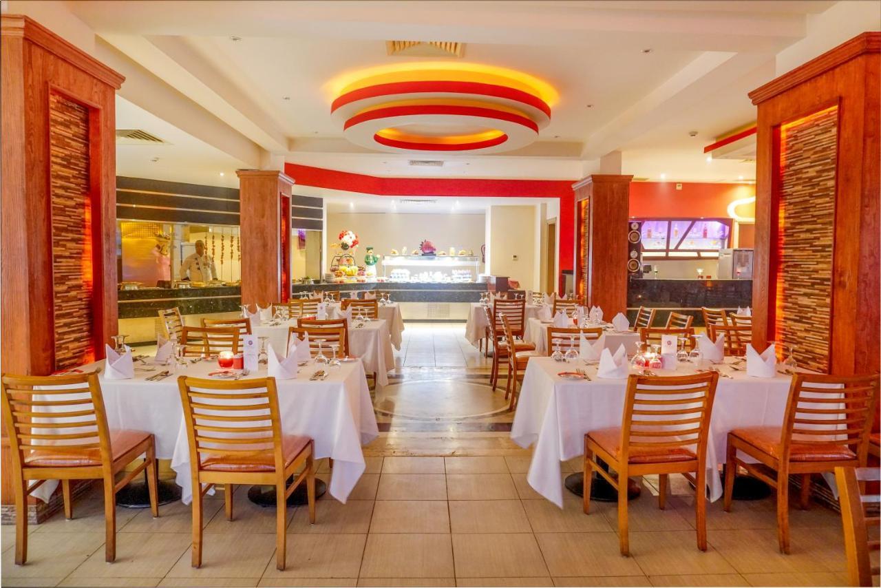 فندق Charmillion Club Aquapark شرم الشيخ المظهر الخارجي الصورة The interior of the restaurant
